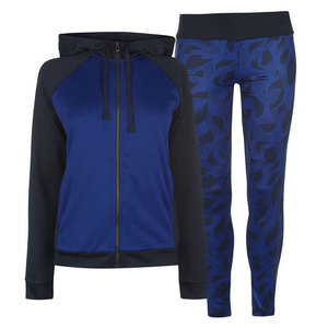 Hot sale stylish Women official custom velour tracksuits with side tape - Product Image 1