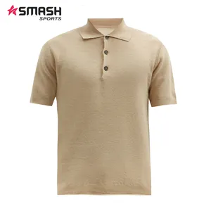 Katoenen Pique Polo Golf T-Shirt Golf Polo Shirt Voor Mannen En Vrouwen Drop Shoulder