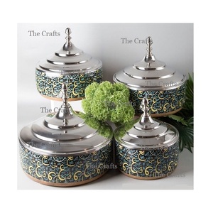 สแตนเลสอาหรับการประดิษฐ์ตัวอักษรเงาหม้อขัดการออกแบบใหม่ชุดสามชุดหม้อร้อน - Product Image 5