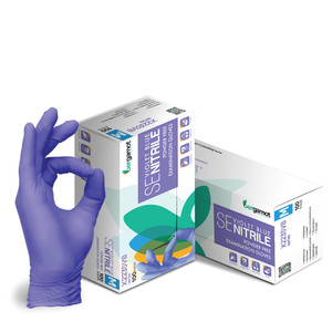 Fourniture de soins de santé de gants en nitrile jetables de qualité supérieure fabriqués en Malaisie - Product Image 1