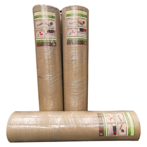Protective Flooring <b>Brown</b> <b>Paper</b> <b>Roll</b> Standard Size 42" x 100' Available for Preventing Unwanted Paint Spray and Spilling - Product Image 5