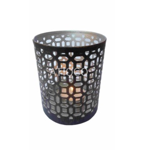 Atiqco – Nouveaux bougeoirs ronds en fer forgé de haute qualité avec motif ajouré unique, supports créatifs pour bougies chauffe-plat, pour tables - Product Image 5