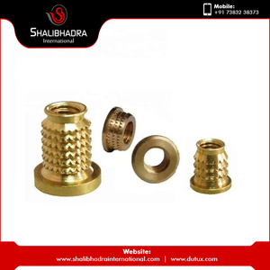 Insertos de latón para gabinete roscado M3 de bajo precio Tuercas de microinserción de latón pulido Suministro a granel Material de acero tipo cabeza hexagonal - Product Image 4