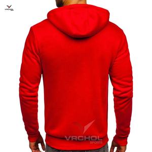 Sudaderas con capucha personalizadas para hombre Moda caliente Fitness Trabajo Impreso Patrón sólido Durable Poliéster Fleece Anti-Shrink Knitted Plus Size - Product Image 3