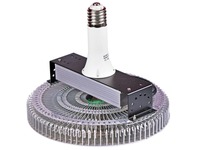 Ampoule LED à haut rendement lumineux 120W certifiée DLC pour remplacement de lampes MH/HPS 400-450W avec angle de faisceau de 120° et garantie de 5 ans