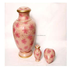 Urnes funéraires de meilleure qualité pour adultes Urnes humaines en marbre brun indien en gros Fournitures funéraires Urnes pour cendres - Product Image 2