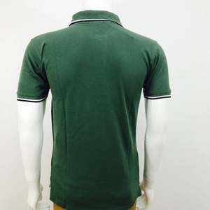 Camiseta de golf informal de manga corta sólida para hombre, camisetas de verano ajustadas de algodón 100% de talla grande - Product Image 5