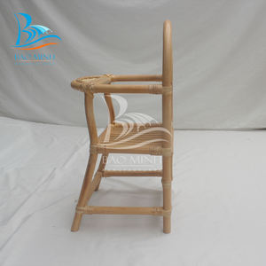 Trona de ratán extensible de estilo tradicional, silla de comedor de muñeca para cocina, muebles para el hogar - Product Image 3