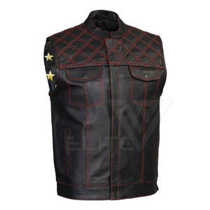 Gilet en cuir décontracté pour homme, taille personnalisée, coupe-vent, respirant, séchage rapide, haute qualité, imperméable, vêtement d'extérieur d'hiver, couleur personnalisée - Product Image 3