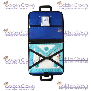 Estuche de delantal masónico con logotipo de pilares de pavimento impreso | Proveedor de estuche de archivo masónico - Product Image 4