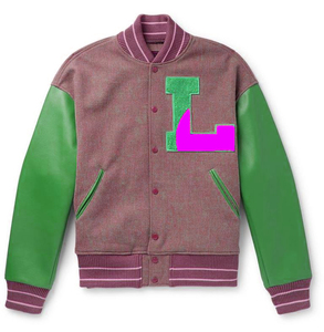 2025 Venta al por mayor Último diseño Letterman Jacket Custom Black Oversized Jacket - Product Image 4