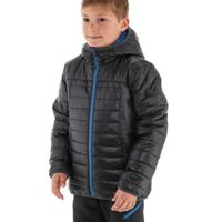 Veste matelassée d'hiver personnalisée avec logo pour hommes et enfants, design décontracté, lavée, respirante, avec tailles plus grandes et caractéristiques écologiques