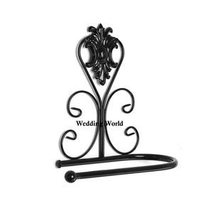 Soporte para pañuelos de alambre de hierro, servilletero de diseñador hecho a mano de calidad superior, servilletero clásico elegante al por mayor - Product Image 4