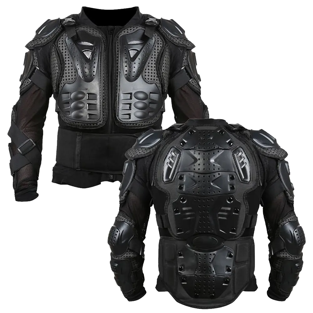 Motorcycle Body Armor Motocross Chest Back Protector Racing Protective Guard