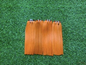 Extensions de cheveux naturels lisses pour femmes, style vietnamien, vierges, avec trame de couleur à la mode, - Product Image 4