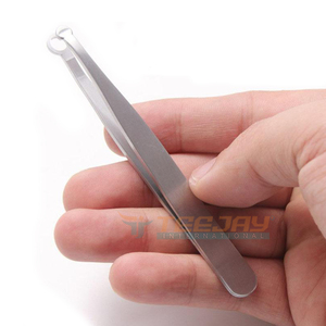 TEEJAY's Universal <b>Nose</b> Hair Trimming Tweezers, Stainless Steel <b>Nose</b> Hair Trimmer <b>Long</b> Tweezers eyebrow trimming tweezer #5062 - Product Image 1