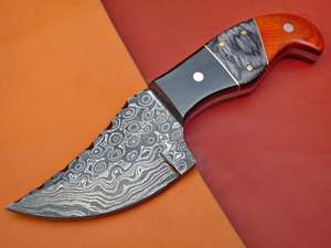 Cuchillo de caza de acero de Damasco hecho a mano de alta calidad para revendedores - Product Image 6