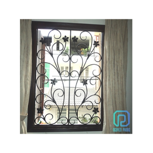 Fenêtre Vintage en fer forgé galvanisé, fenêtre en acier inoxydable, Design de grille de fenêtre en fer, au dernier prix - Product Image 4