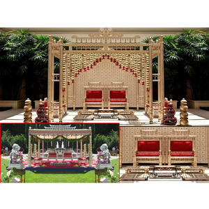 Mandap de Boda Sankheda de Madera para Exteriores, el Mejor Mandap de Boda Sankheda de Madera de Teca, Mejor Precio, Mandap de Boda Sankheda de Madera Glasgow - Product Image 1