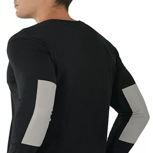 T-shirt homme oversize noir style hip-hop avec logo personnalisé, effet délavé vintage, collection 2026 – Produits en gros très demandés - Product Image 6