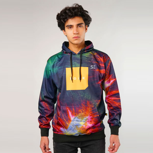 2024ฤดูใบไม้ผลิใหม่ขายส่งที่กำหนดเองทั่วพิมพ์เต็มรูปแบบ Hoodies เสื้อสวมหัวระเหิดเสื้อฮู้ด - Product Image 3