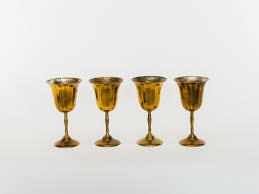 Elegant Handmade Brass <b>Wine</b> <b>Goblet</b> Engraved Chalice Vintage Metal Cup Antique Style Drinking Glass Barware Wedding Decor - Product Image 5