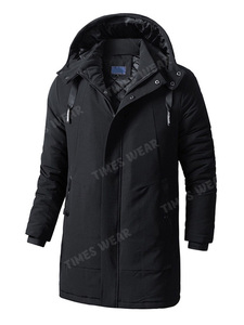 Veste imperméable homme, mi-longue à capuche, coupe-vent, décontractée, pour alpinisme en plein air, automne - Product Image 6