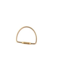 Porte-clés en laiton antique, 1 pièce, pour vélo de voiture, moto et maison, porte-clés de fabrication indienne - Product Image 1