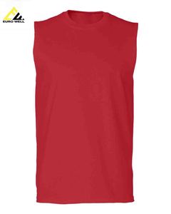 Soft Comfortable Sublimation Custom Print logo Stringer <b>Vest</b> Workout <b>Muscle</b> Singlet Men's Tank Top - Product Image 4