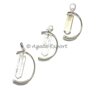Style Feng Shui cristal Quartz Agate crayon Cage pendentifs pierre précieuse décoration de la maison avec conception d'amour gravé technique sculptée - Product Image 2