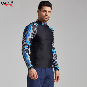 Chemise à manches longues pour homme, personnalisée, en Spandex, séchage rapide, pour la course, le Fitness, l'entraînement, la course, vente en gros - Product Image 3