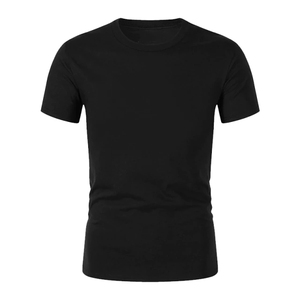 เสื้อยืดผ้าฝ้าย100% สำหรับผู้ชายเสื้อเจอร์ซี่สีพื้นออกแบบได้ตามต้องการ - Product Image 3