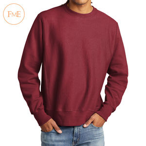 2020 à la mode personnalisé hommes sweat manches longues col rond avec doublure 100% coton FME hommes sweats - Product Image 1