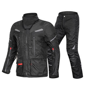 Vêtements de sport personnalisés OEM, veste et pantalon de moto en textile Cordura imperméable et chauds pour tout-terrain, combinaison de moto coupe-vent - Product Image 2