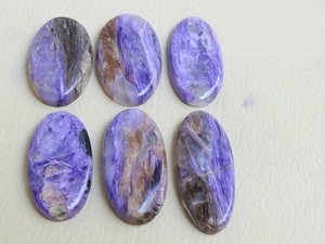 Charoite lisse poli Cabochon pierre lâche forme fantaisie pierre précieuse faite à la main pour la fabrication de bijoux grossiste fournitures nouveauté - Product Image 4