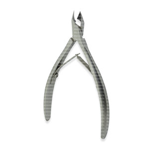 Sharpist คีมตัดหนังกำพร้า4ซม., คีมตัดหนังกำพร้าสแตนเลสสีเงินสำหรับอุปกรณ์ต่อผมบรรจุในถุงพีวีซี - Product Image 4