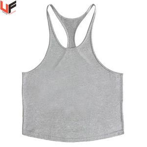 Men's Breathable Cotton <b>Top</b> <b>White</b> Workout Undershirt with Spandex Simple Custom Design DHL & FedEx Shipping Availability - Product Image 4