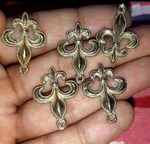 ส่วนประกอบเครื่องประดับโลหะที่สวยงามการออกแบบเครื่องประดับอินเดียยอดนิยมหาผู้จัดจำหน่ายเครื่องประดับอินเดียขนาด12X14มม. - Product Image 1