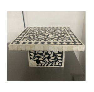 Support à gâteau carré unique indien en os incrusté, écologique, passe au lave-vaisselle, pour la cuisine, la maison, l'hôtel, le restaurant - Product Image 6