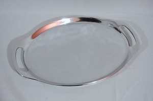 Placas decorativas de aluminio niquelado para servir, placas decorativas modernas de lujo de estilo único de fundición de aluminio - Product Image 6