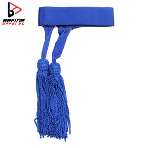 Cinturón Ceremonial de Lujo, Azul Rey, Verde, Marrón, Rojo Carmesí, 70 mm de Ancho, Accesorios de Latón, Ajustable - Product Image 5