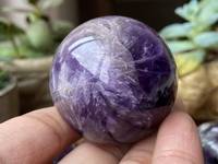 Sphère de cristal de quartz améthyste naturelle européenne polie, objet de collection artistique Feng Shui, boule de guérison manuelle, agate Alfazal