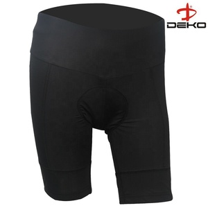 Quần Đùi Đạp Xe DEKO Cho Nữ, Có Lớp Lót, Màu Đen - Product Image 3