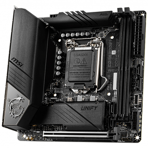 Scheda Madre Gaming Usata MSI MEG Z490I UNIFY ITX con Chipset Z490, Socket Intel LGA1200, Supporto Processori Intel Core I9 di 10a Generazione - Product Image 3