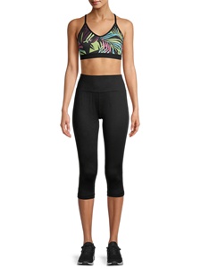 Wholesale Custom Sublimation Printed Lightweight Breathable <b>Women's</b> Yoga <b>Compression</b> Sports Bra Set - Product Image 5