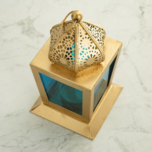 Oriental Metal/Glass Moroccan Design <b>Lantern</b> for Home <b>Christmas</b> Decorations Candle Holders and Jars - Product Image 4