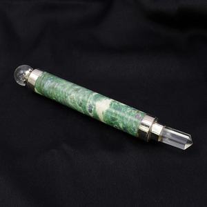 Varitas de cristal Rubí Fucsita piedra Siete Reiki Chakra cristal Piedra preciosa curación varitas de cristal PIEDRA NATURAL - Product Image 2