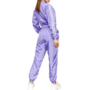 Survêtements d'entraînement 2 pièces à logo personnalisé, hauts à manches longues et pantalons de jogging légers, tenues de survêtement d'hiver - Product Image 1