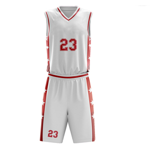 Ensemble de maillots de basket-ball en gros pour hommes, vêtements de sport à séchage rapide, uniforme d'équipe personnalisé, maillot et short d'entraînement respirants en polyester - Product Image 2