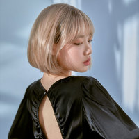 Perruque complète bouclée Style coréen «J Curl»-fabriquée en corée-Fiber synthétique haute température K POP Style jolie fille